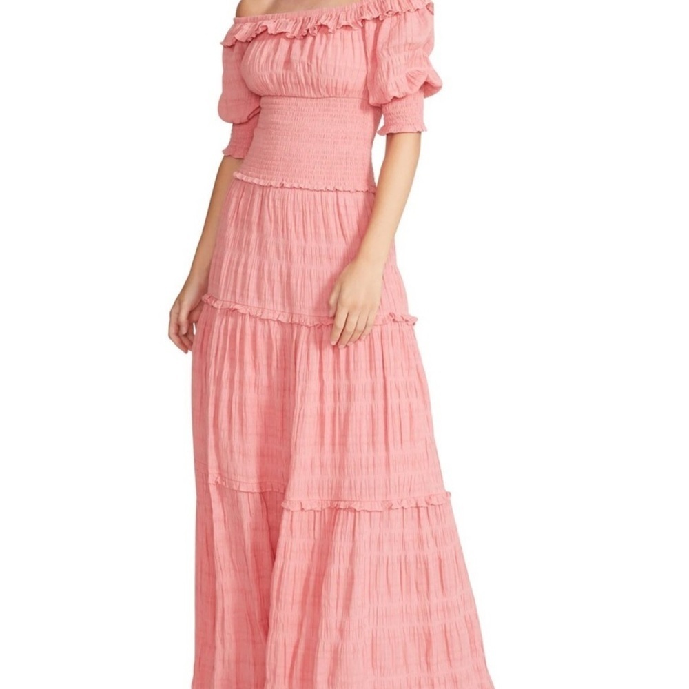 NWT Dakota by Steve Madden Peasantries Off-the-Shoulder Maxi Dress Sz M